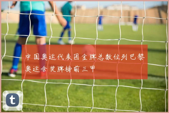 中国奥运代表团金牌总数位列巴黎奥运会奖牌榜前三甲