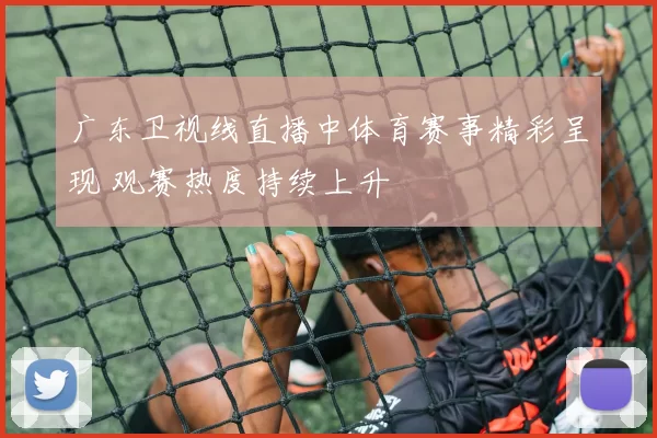 广东卫视线直播中体育赛事精彩呈现 观赛热度持续上升
